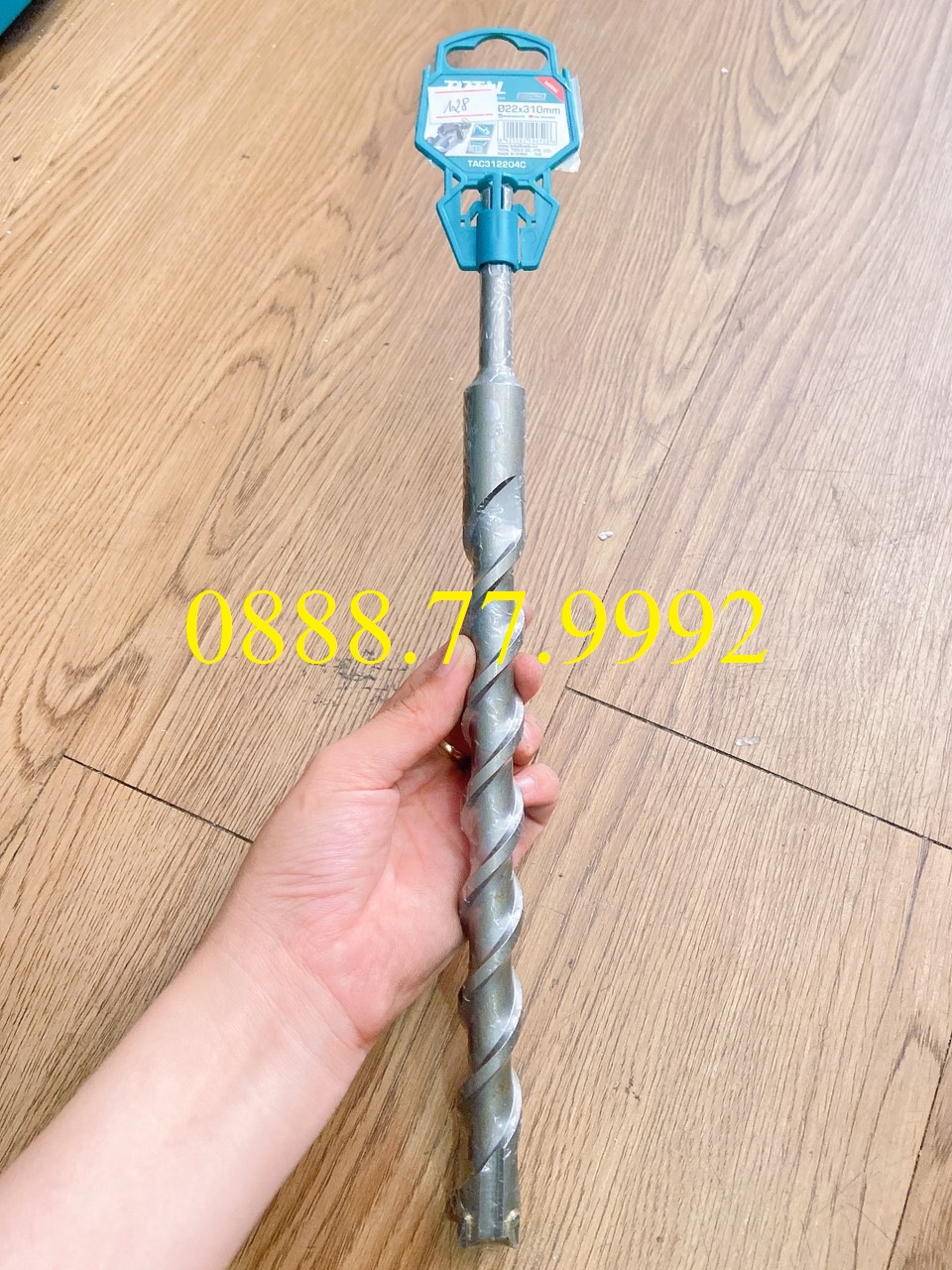 Mũi khoan bt gài 4 cạnh 22x310 total tac312204c