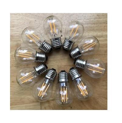 Bộ 10 đèn led giả sợi tóc Edision G45 4W ánh sáng vàng