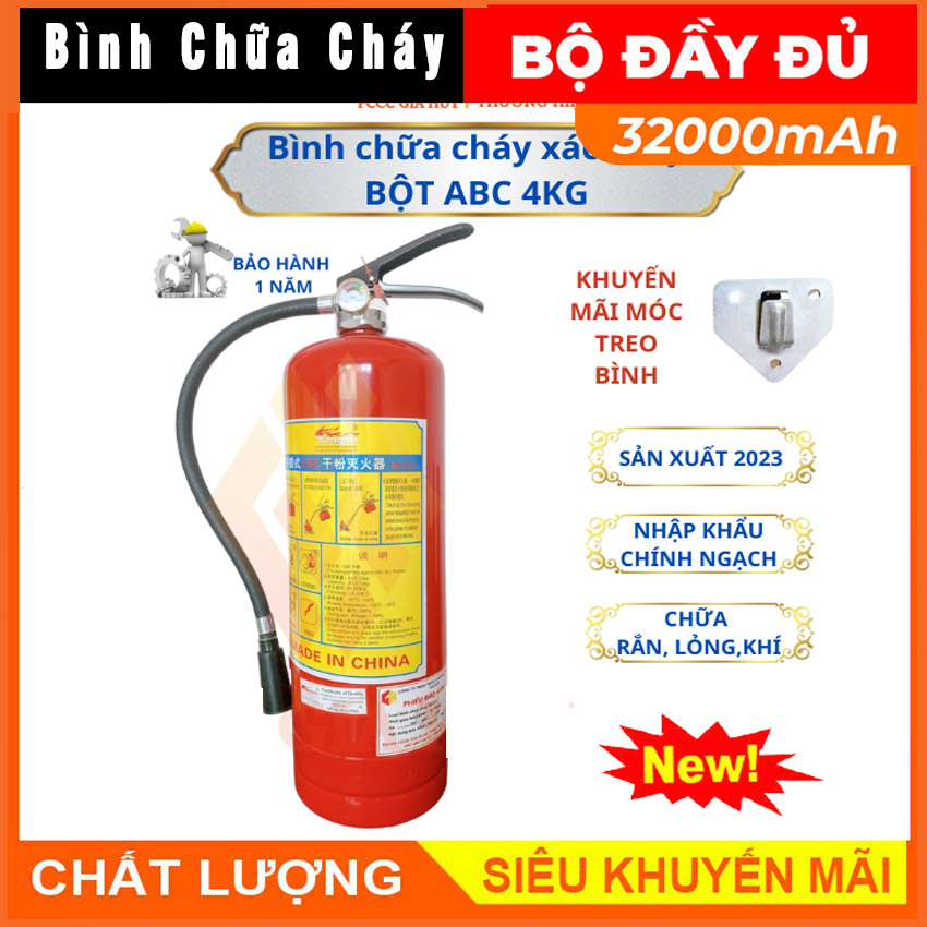 Bình chữa cháy mfzl1 - mfz2 - mfz4 - mfz8 abc 1kg - 2kg -4kg - 8kg. bình cứu hỏa bột , bình pccc. bình chữa cháy bột abc