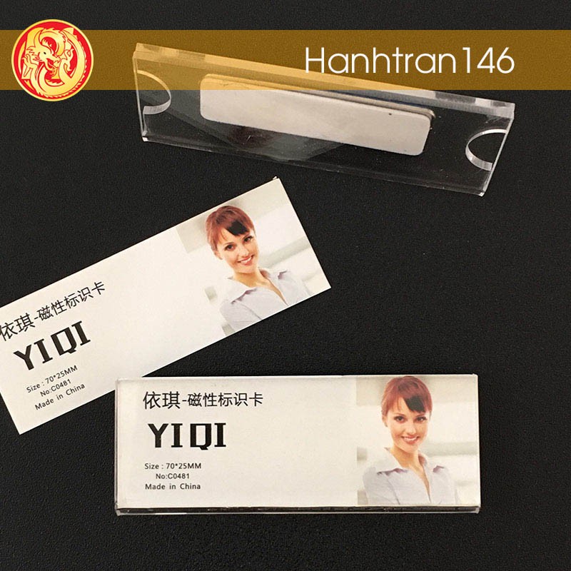Biển tên - Bảng tên nhân viên nam châm