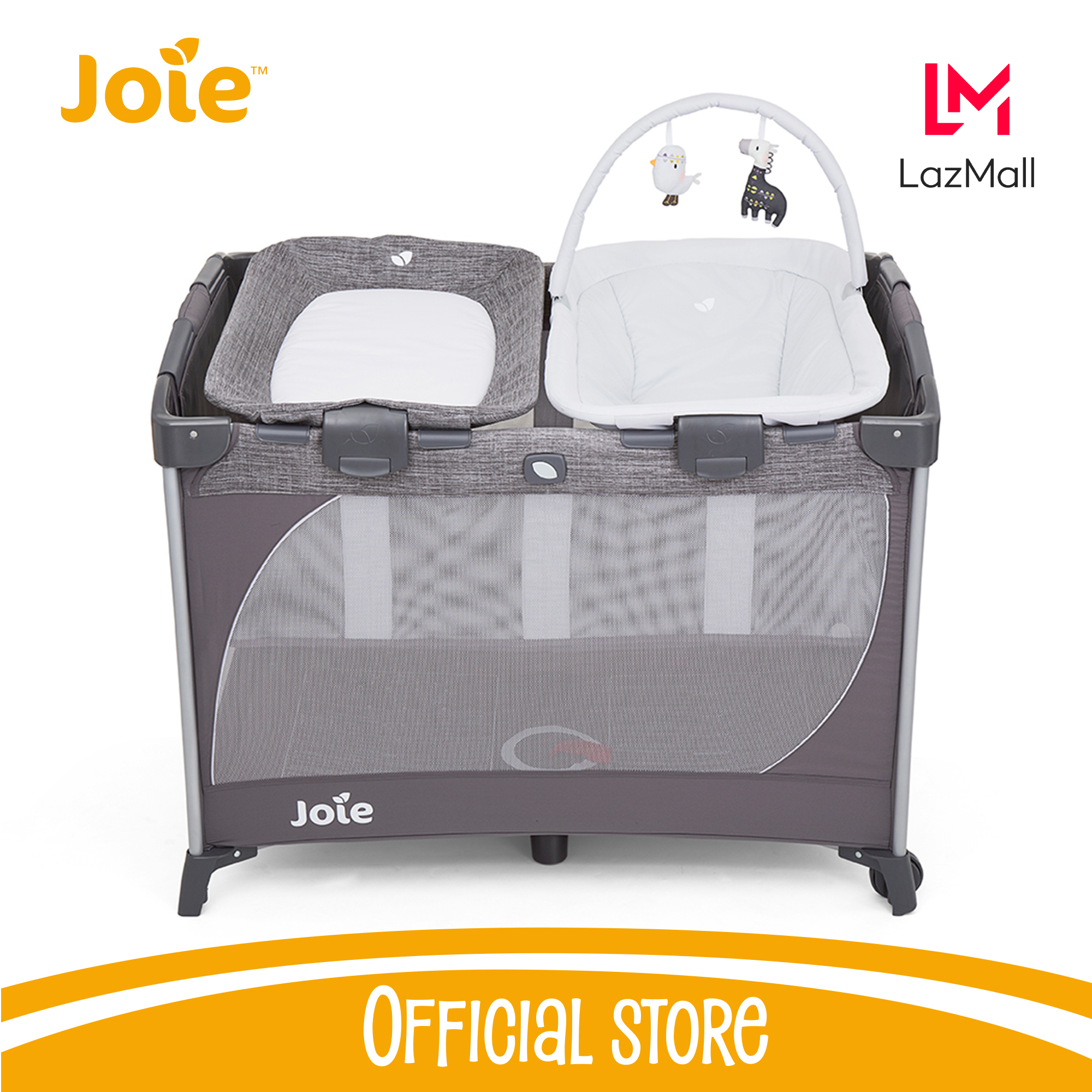 Giường cũi trẻ em Joie Commuter Change & Snooze