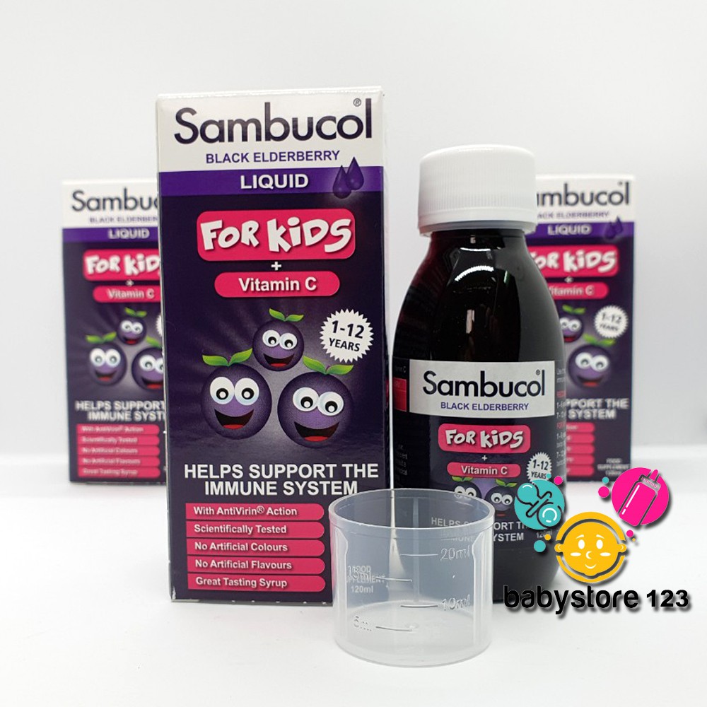 Sambucol - Siro Tăng Đề Kháng Sambucol:Anh