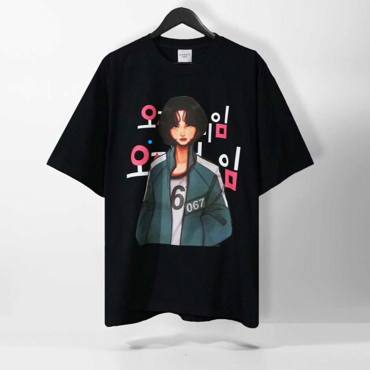 Áo thun ADLV squid game Levant unisex form rộng cotton 100%