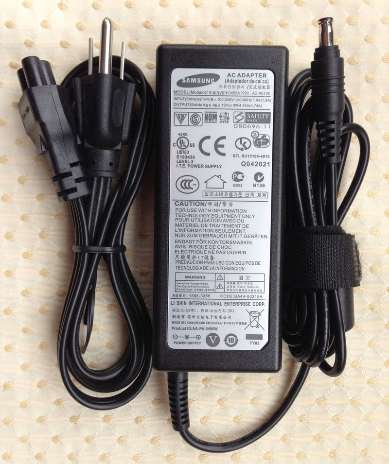 Sạc laptop samsung 19v-3.16a