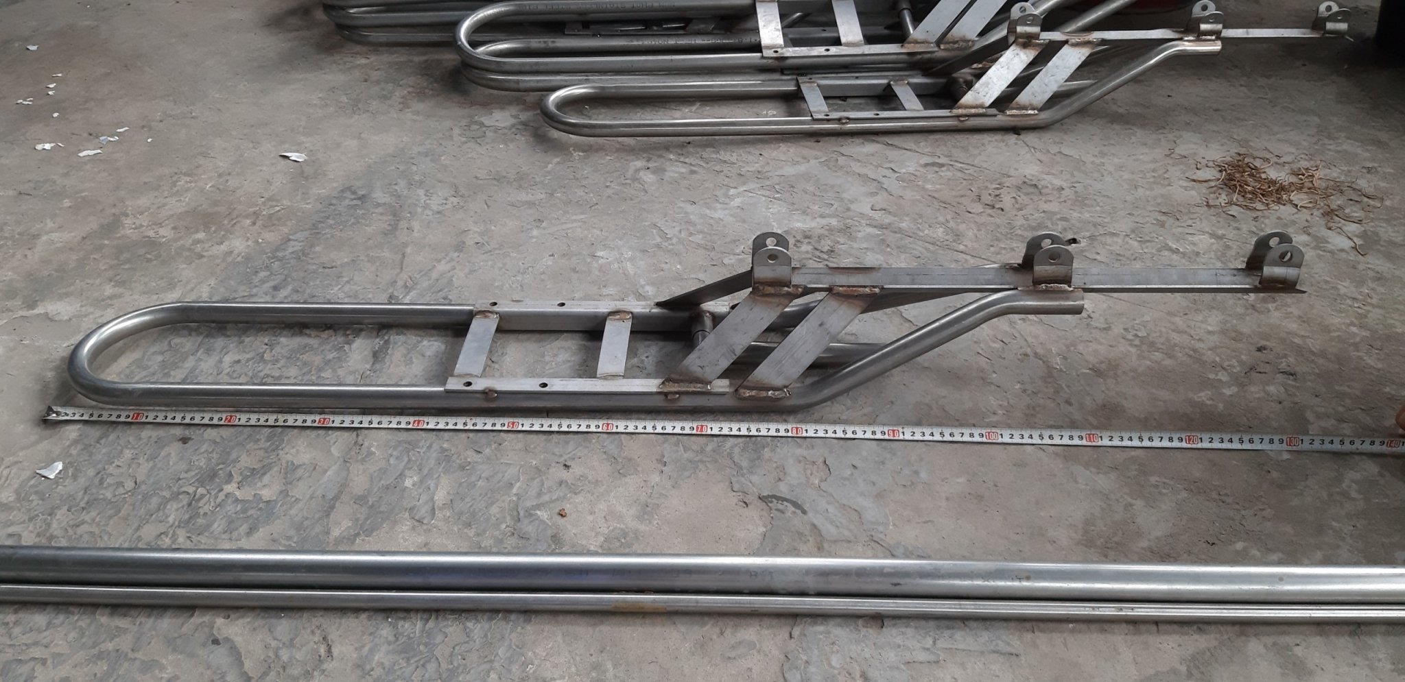 giàn láp inox đuôi tôm dùng cho máy xăng từ 9.0hp đến 18 hp cốt xéo