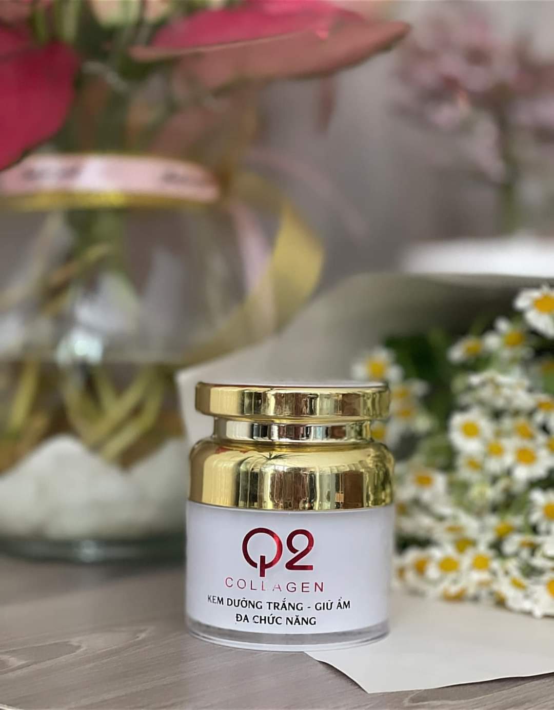 Kem Dưỡng Ngày Q2 Vàng Collagen