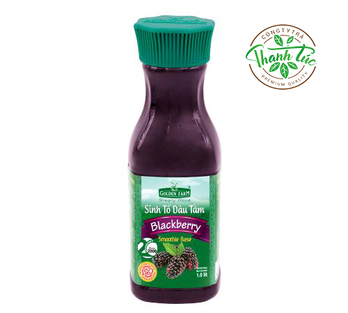 Sinh tố golden farm dâu tằm chai 1 lít