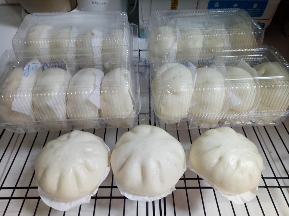 Bánh bao mặn nhân thịt nhà làm (Giá: 01 bánh - Chỉ bán TP HCM)