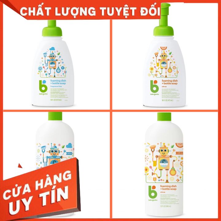 Nước Rửa Bình Sữa Babyganics