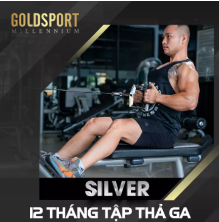 [HCM] GoldSport - 12 tháng tập Gym + GroupX không giới hạn tặng 2 session PT + Inbody