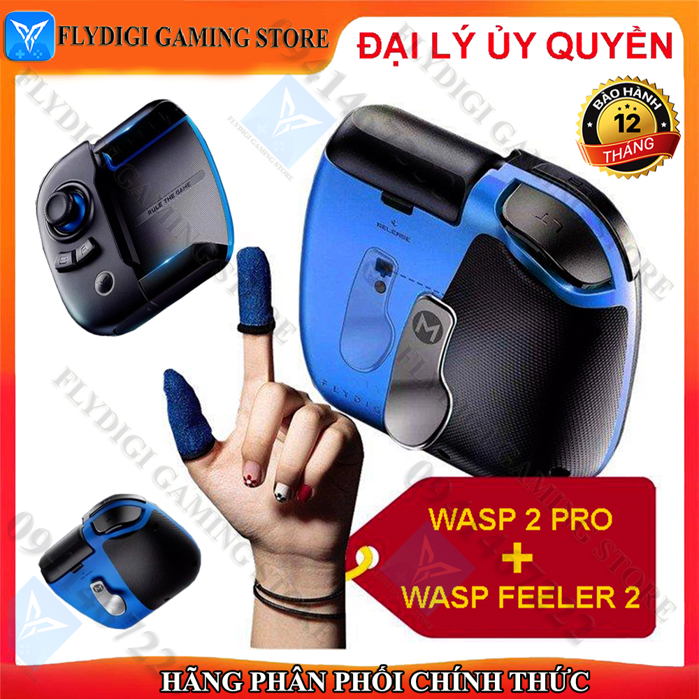[ Tặng găng tay Feelers 2 ] Tay Cầm Chơi Game Flydigi WASP 2 PRO Chơi Game PUBG , ROS, Free Fire Và Các Game FPS, Chơi Game Trên IOS Và Androi Không Sợ Band Acc -[HÃNG PHÂN PHỐI CHÍNH THỨC]