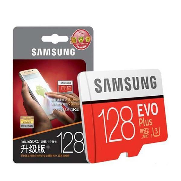Thẻ nhớ micro SD samsung Evo plus 128GB video 4k 100Mb/s