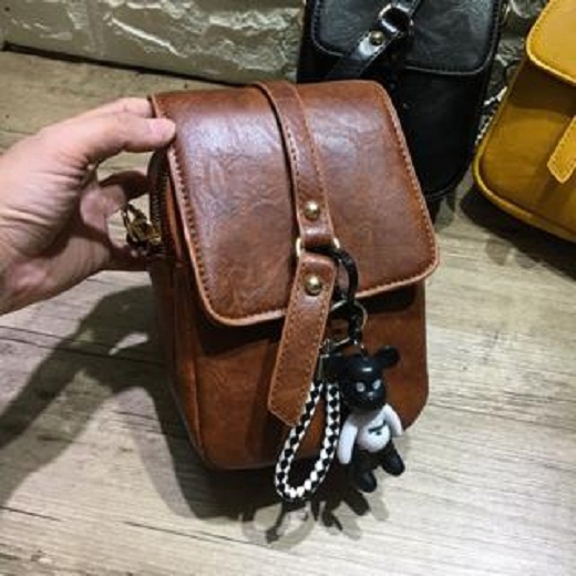 Túi xách thời trang, Túi đựng điện thoại kèm móc treo chú chuột ngộ nghĩnh