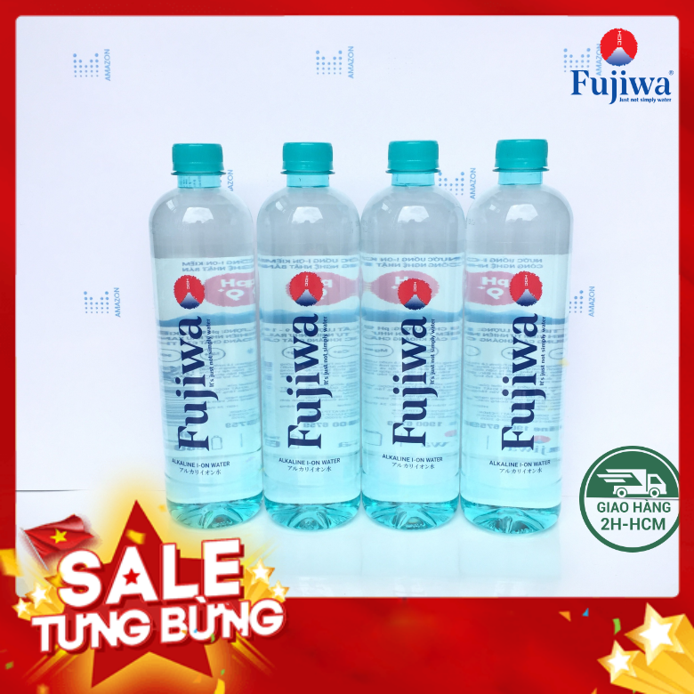Nước uống cao cấp ion kiềm Fujiwa chai 680ml