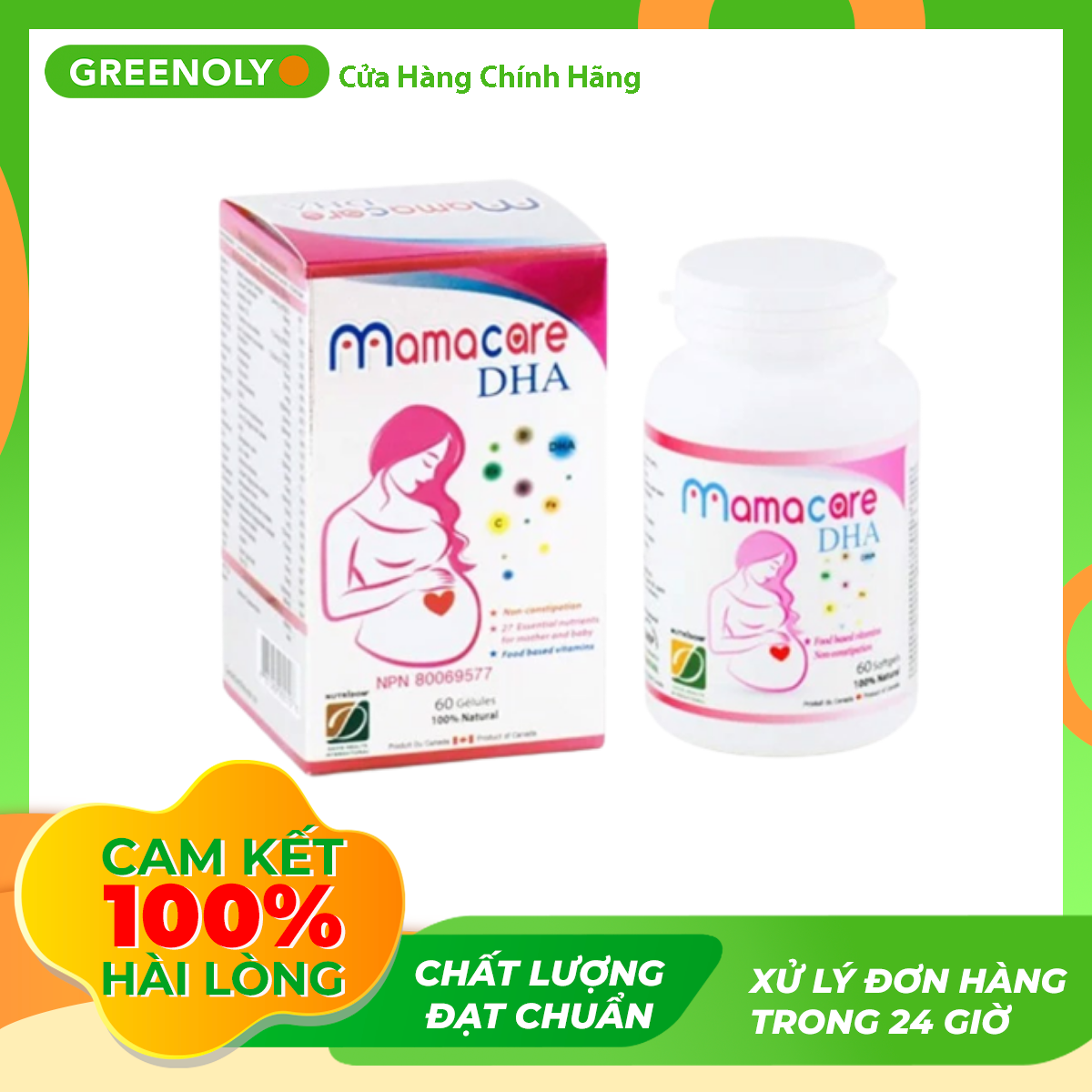 Viên Uống Tổng Hợp DHA Cho Mẹ Bầu David Health Mama Care 60 Viên - Greenoly Việt Nam Phân Phối Chính Hãng