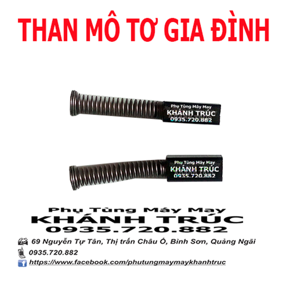 2 Cái than mô tơ máy may gia đình
