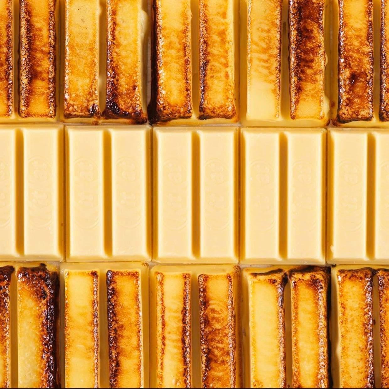 Kitkat pudding nướng