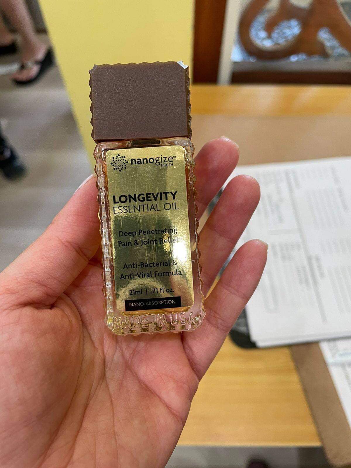 Dầu vàng Longevity essential oil - 1 CHAI - hàng Mỹ
