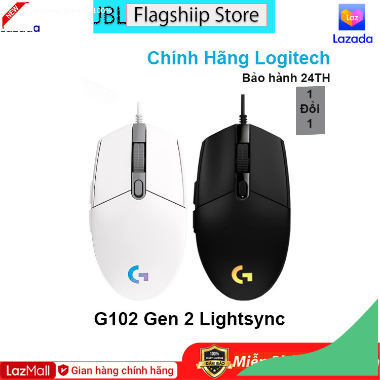 Chính hãng logitech - chuột có dây logitech g102 prodigy rgb led - 8000dpi bảo hành 1 năm