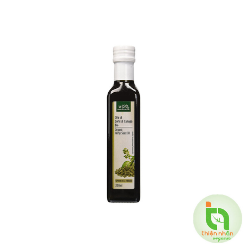 Dầu Hạt Gai Dầu Ép Lạnh Hữu Cơ 250ml Sottolestelle Organic Hemp Seeds Oil