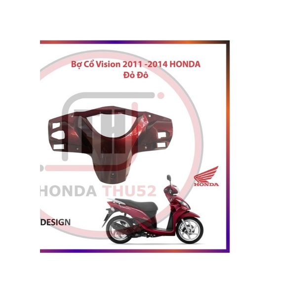 Nắp ốp bợ cổ sau tay lái vision vs 110 2011 2012 2013