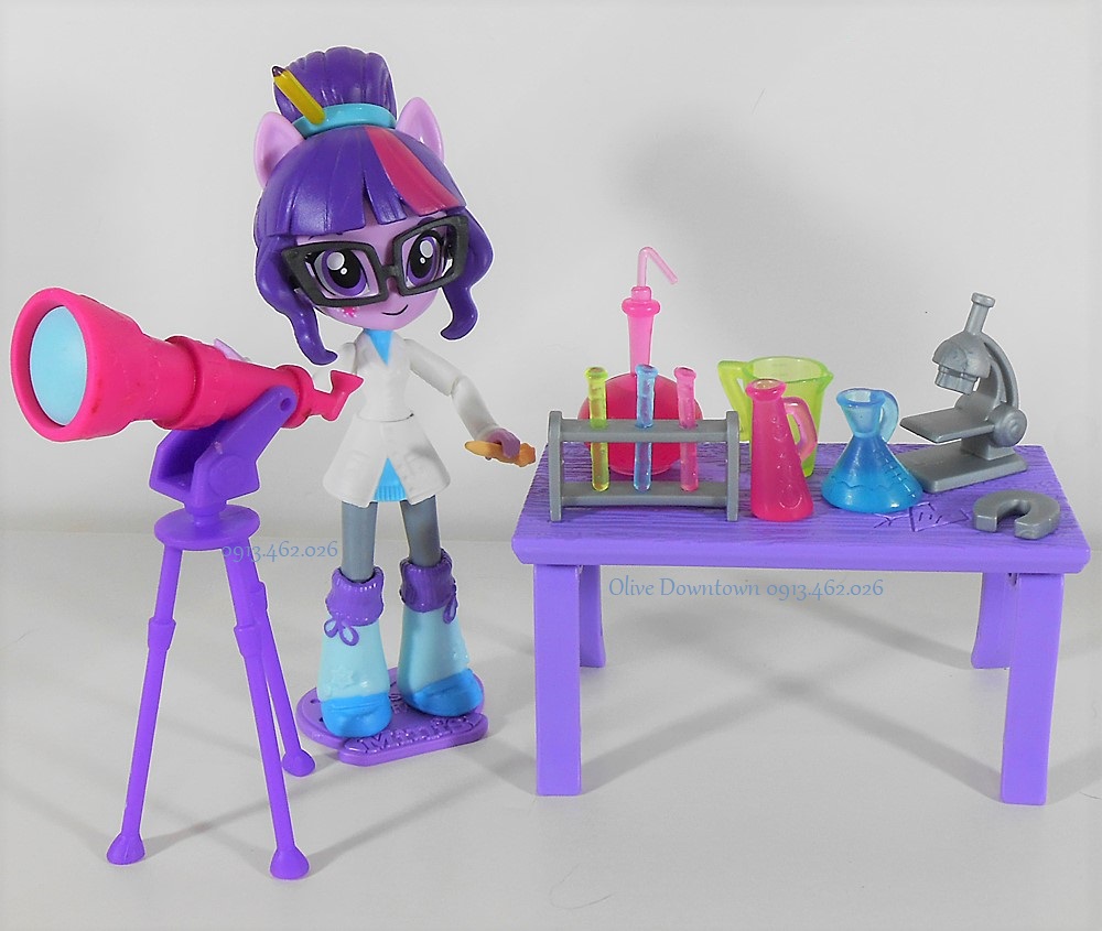 HỘP TO - Twilight Sparkle & Phòng thí nghiệm khoa học - MY LITTLE PONY Minis Doll