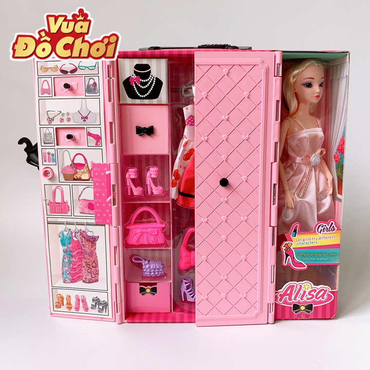 Bộ Đồ Chơi Tủ Quần Áo Búp Bê YS 1905D