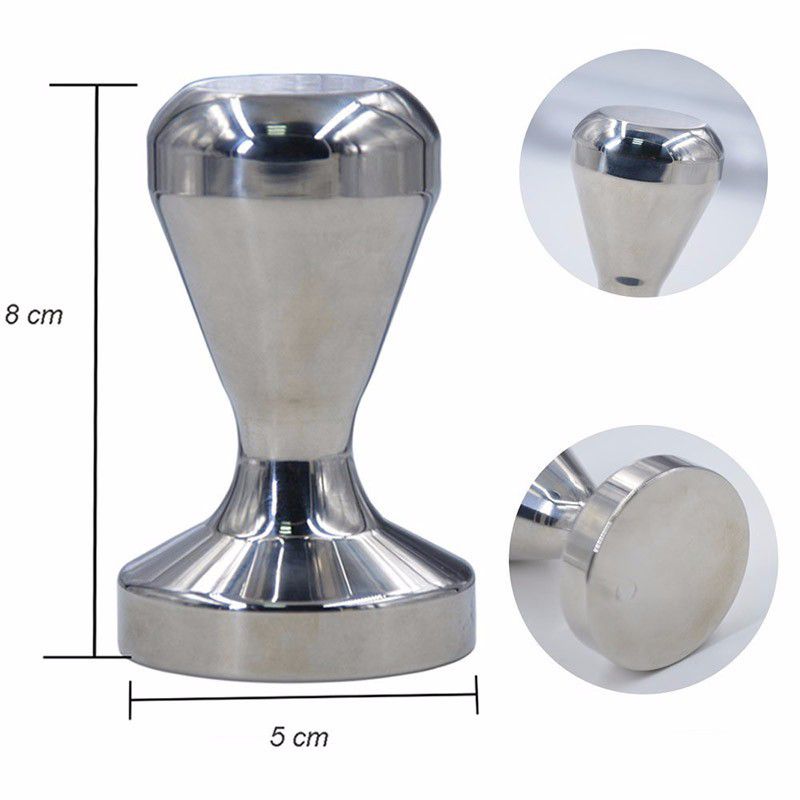 Tamper 58mm inox 304, cục nén cafe inox 304, phụ kiện máy pha cà phê - laven coffee