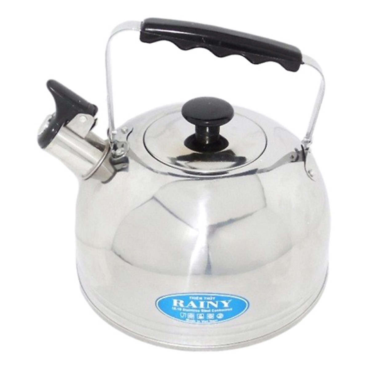 Ấm đun nước inox bạc rainy 4l-rn4l