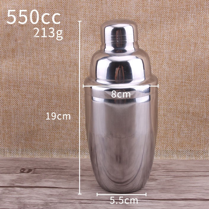 Bình Pha Chế Trà Sữa Inox Shaker 500ml vntrade