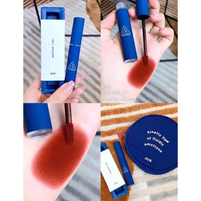 SON 3CE HÀN QUỐC CHÍNH HÃNG ĐỦ 3 MÀU ĐƯỢC KIỂM TRA MÃ VẠCH