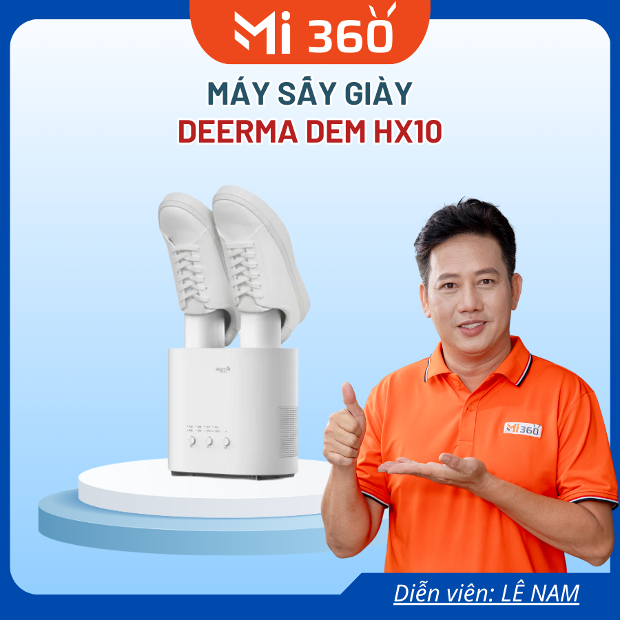 Máy Sấy Giày Deerma DEM HX10 Khử Khuẩn, Điều Chỉnh Đa Chế Độ Hàng Chính Hãng