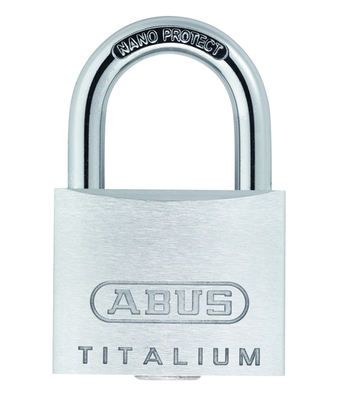 Ổ khóa abus 64ti/60 thân titalium rộng 60mm càng 10mm chìa răng cưa