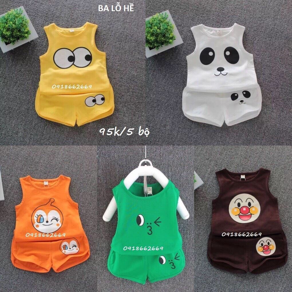 Sét 5 bộ ba lỗ chú hề đáng yêu