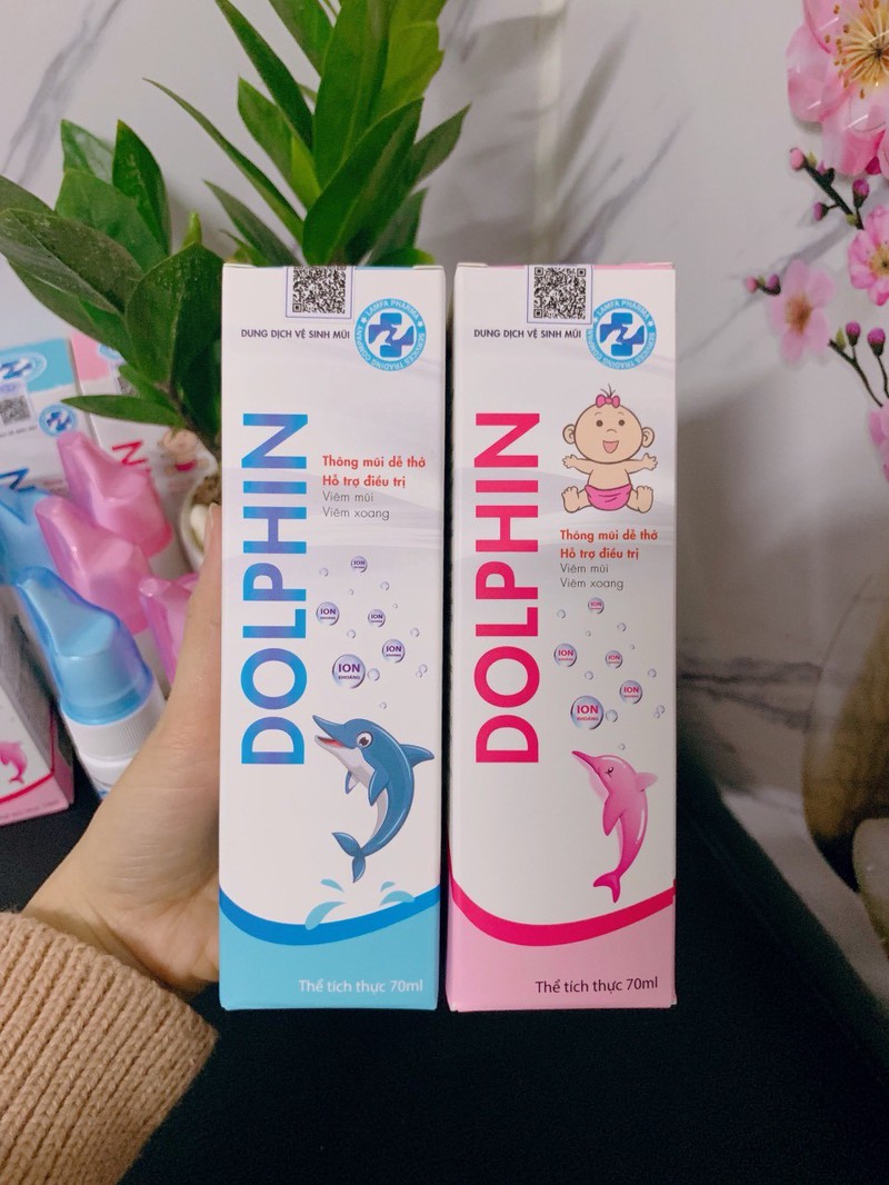 Dolphin dung dịch vệ sinh mũi trẻ em