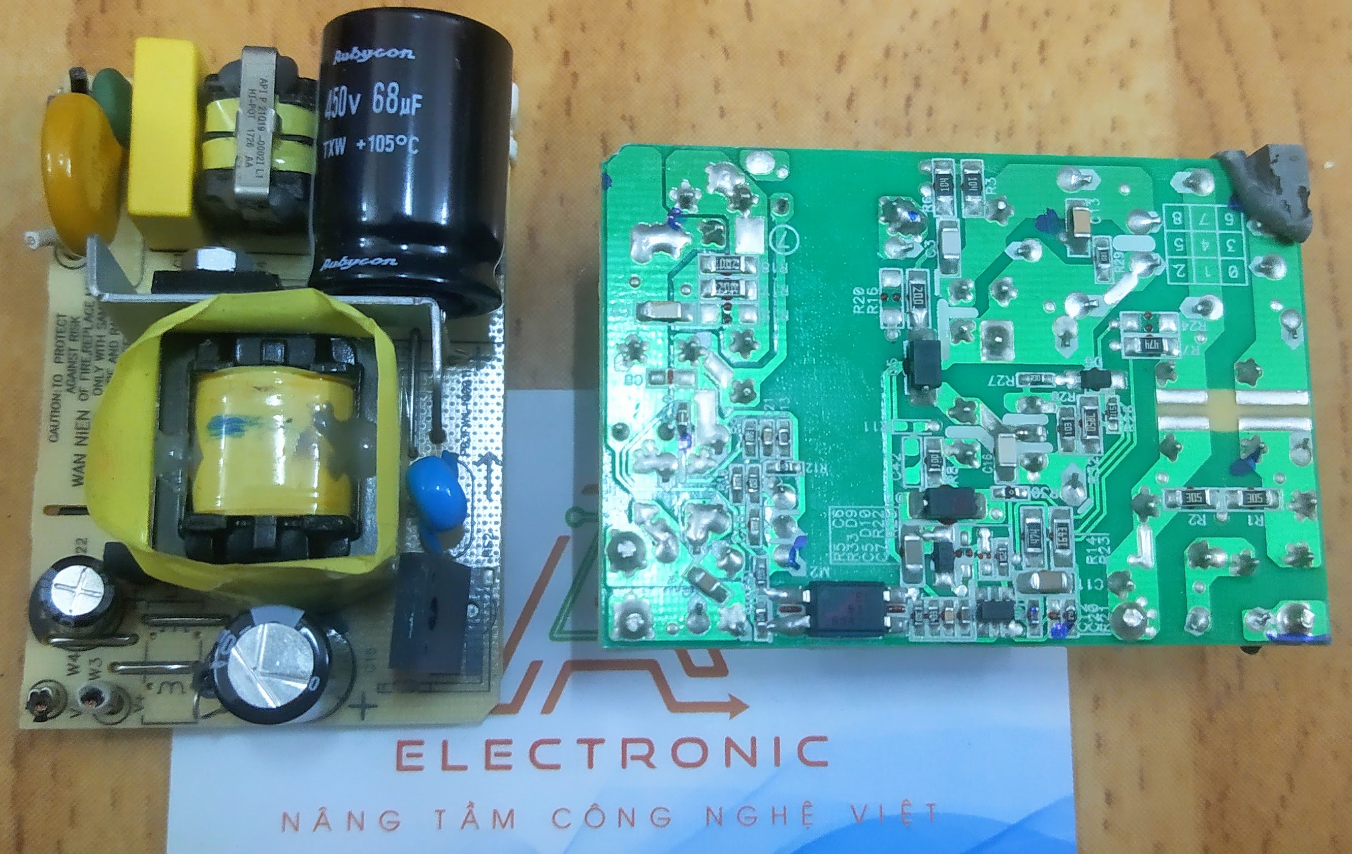 Nguồn không vỏ 15v 3a