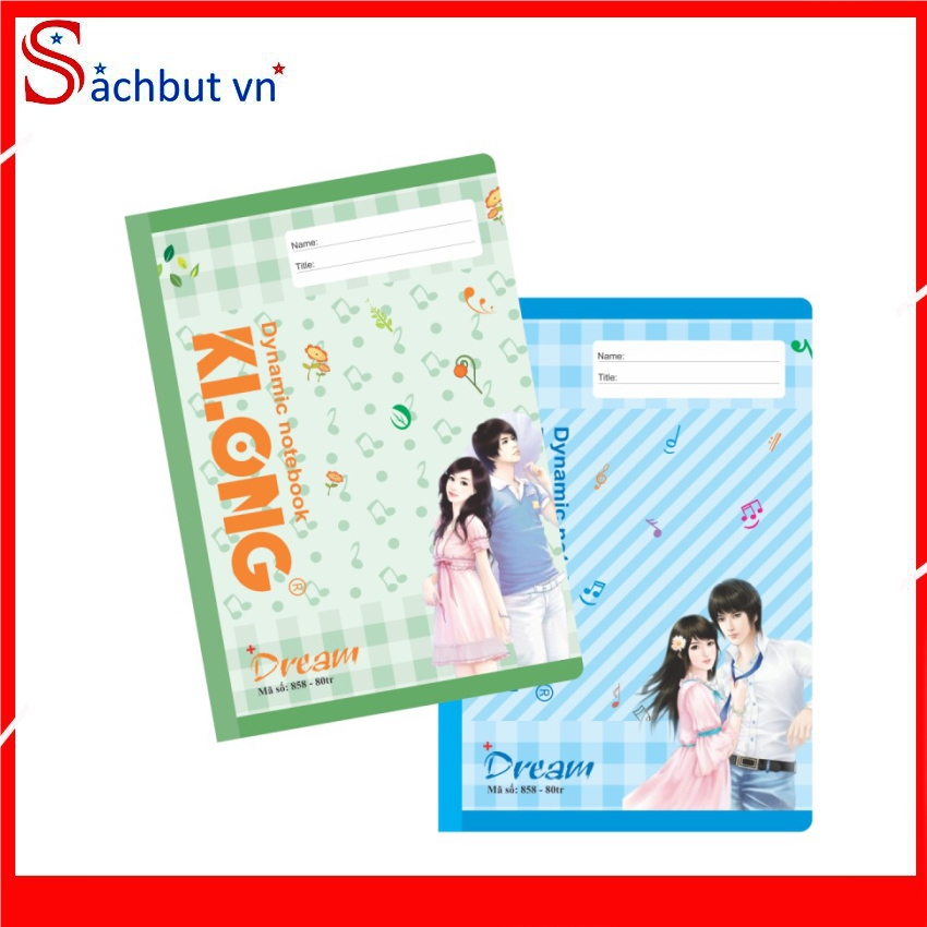 [ XẢ KHO 3 NGÀY] Sachbutvn - Vở kẻ ngang Dream - 80 trang; MS: 858 ( Vở kẻ ngang KLong 858) . Với thiết kế trang bìa đẹp mắt, đang được các bạn học sinh, sinh viên ưa chuộng hiện nay.