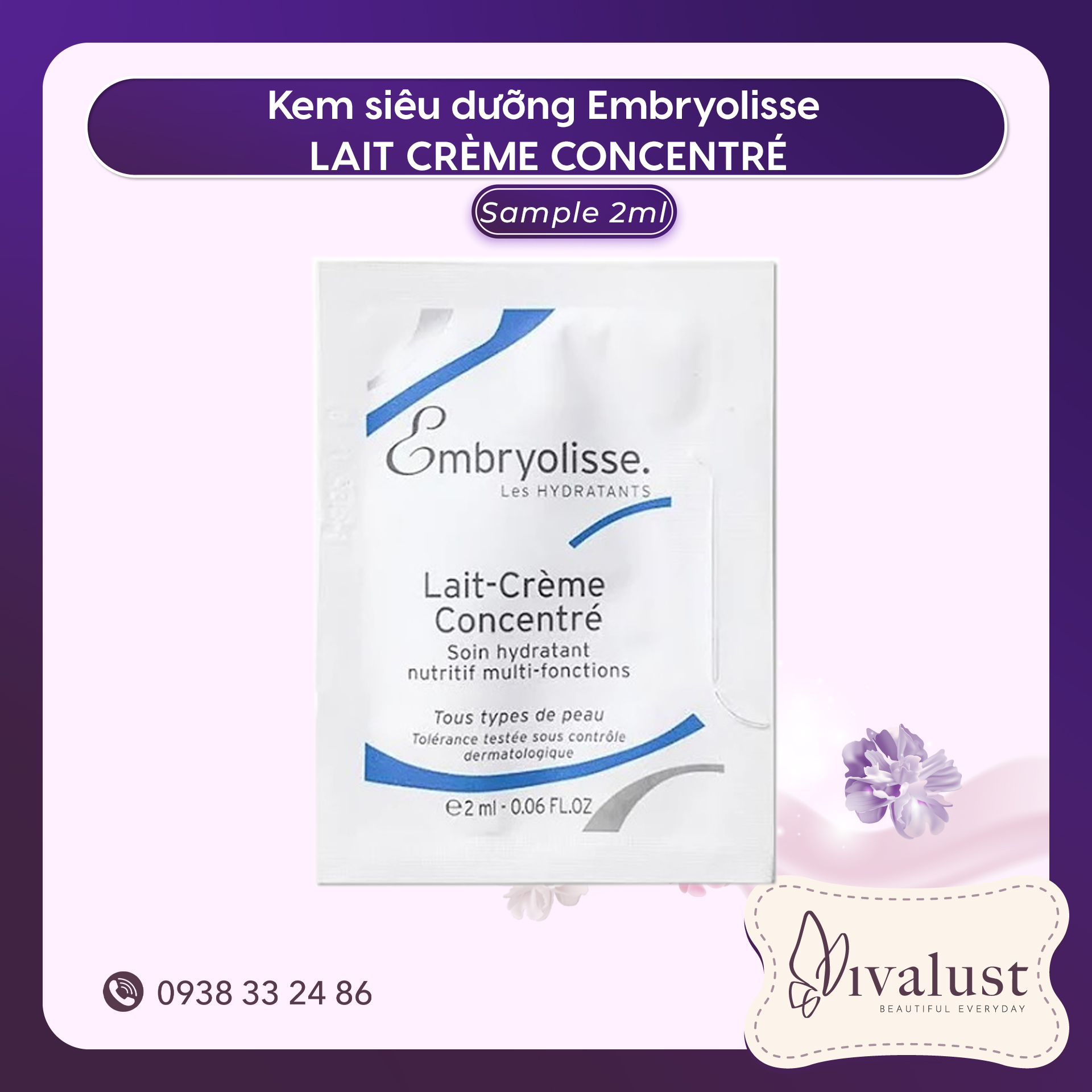 Kem dưỡng ẩm embryolisse lait-crème concentré - siêu dưỡng ẩm & phục hồi da
