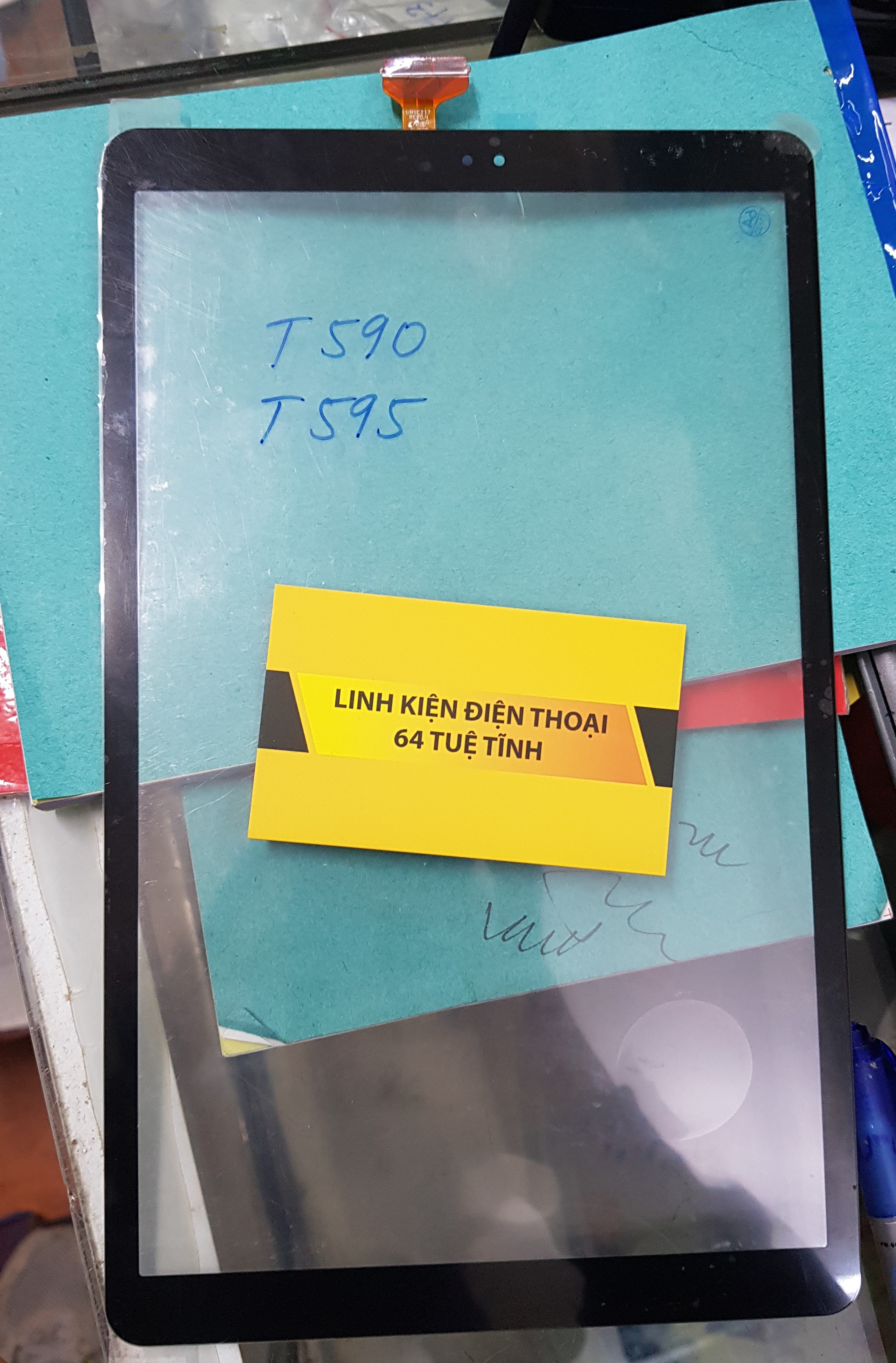 Cảm ứng samsung tab T595 zin đen
