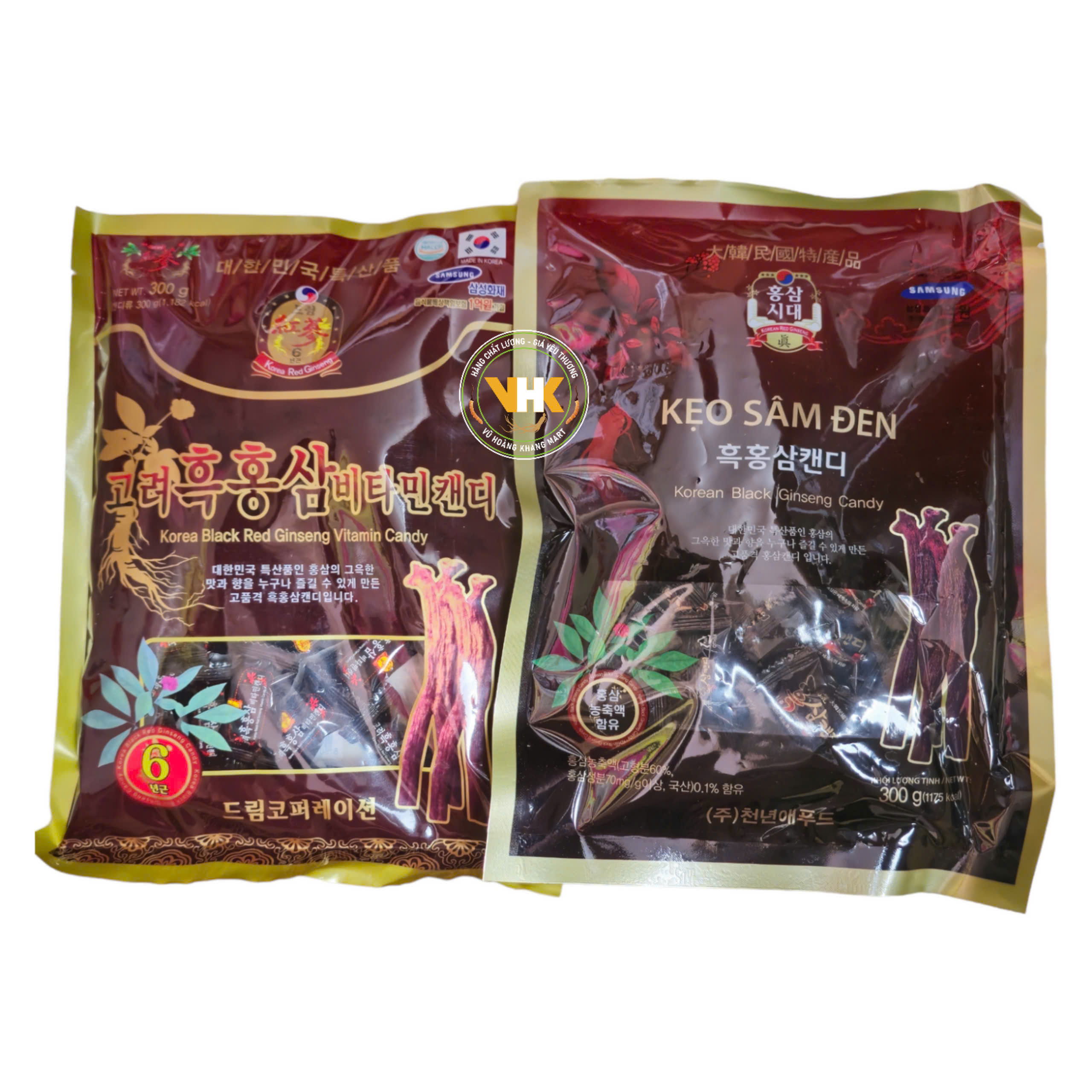 Kẹo hắc sâm hàn quốc 300gr