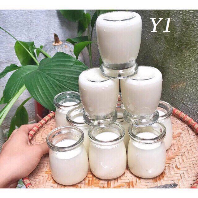 Hũ thủy tinh làm thạch, sữa chua, caramen có nắp đậy 100ml-200ml