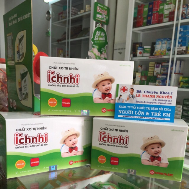 [HCM]Chất xơ tự nhiên Ích Nhi -bé hết táo bón
