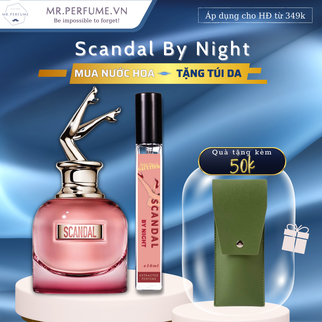 [Freeship+ Quà 29k] [Chiết 10ml] Nước hoa chiết chính hãng nữ S'candal By Night- Jean.Paul G'aultier- Mr.Perfume.vn