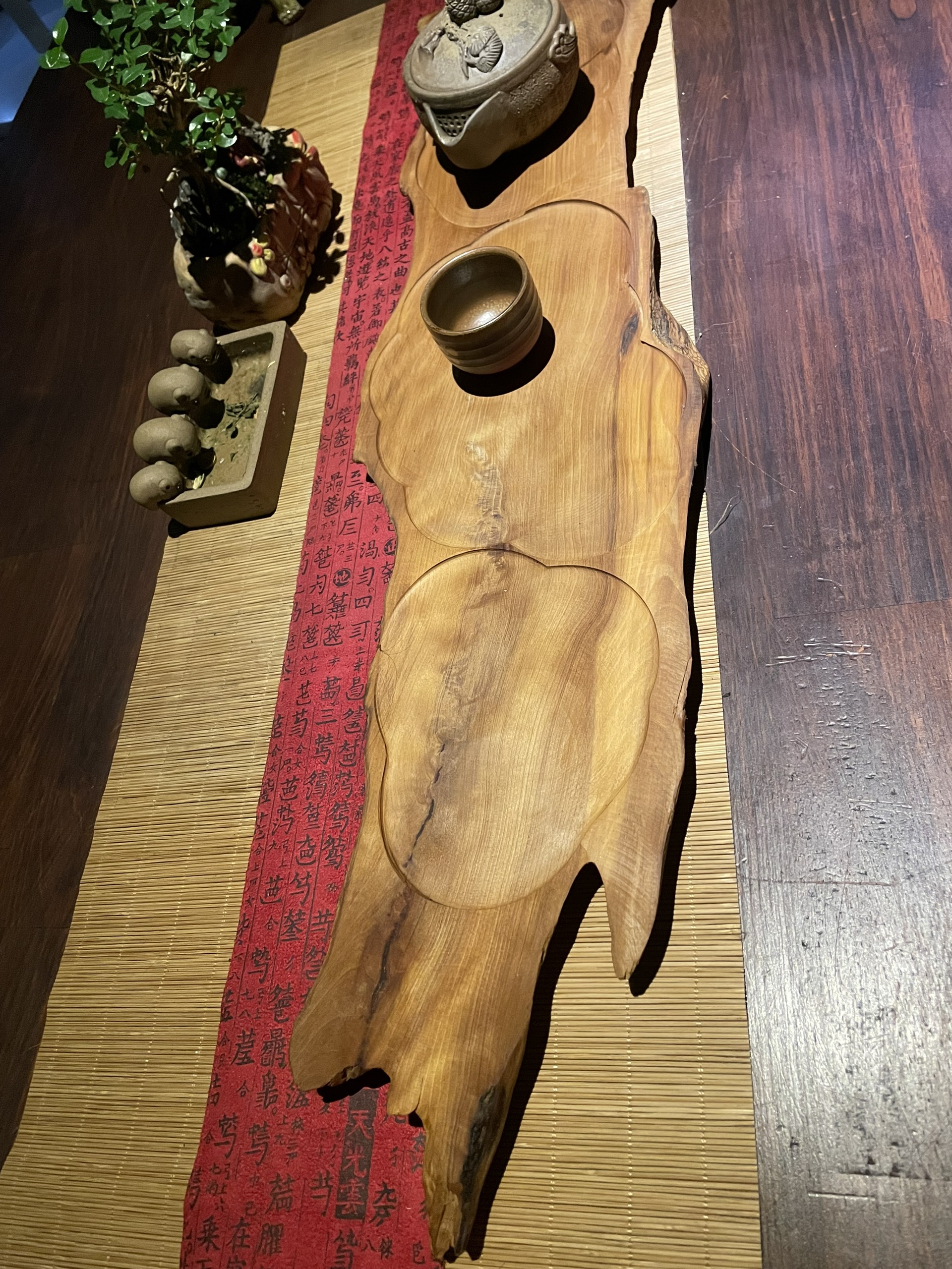 Khay trà gỗ ngọc am