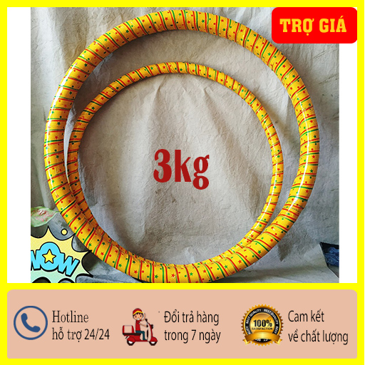 Vòng lắc eo thông minh KHỦNG 3kg mây chập đôi giúp giảm mỡ bụng cực nhanh