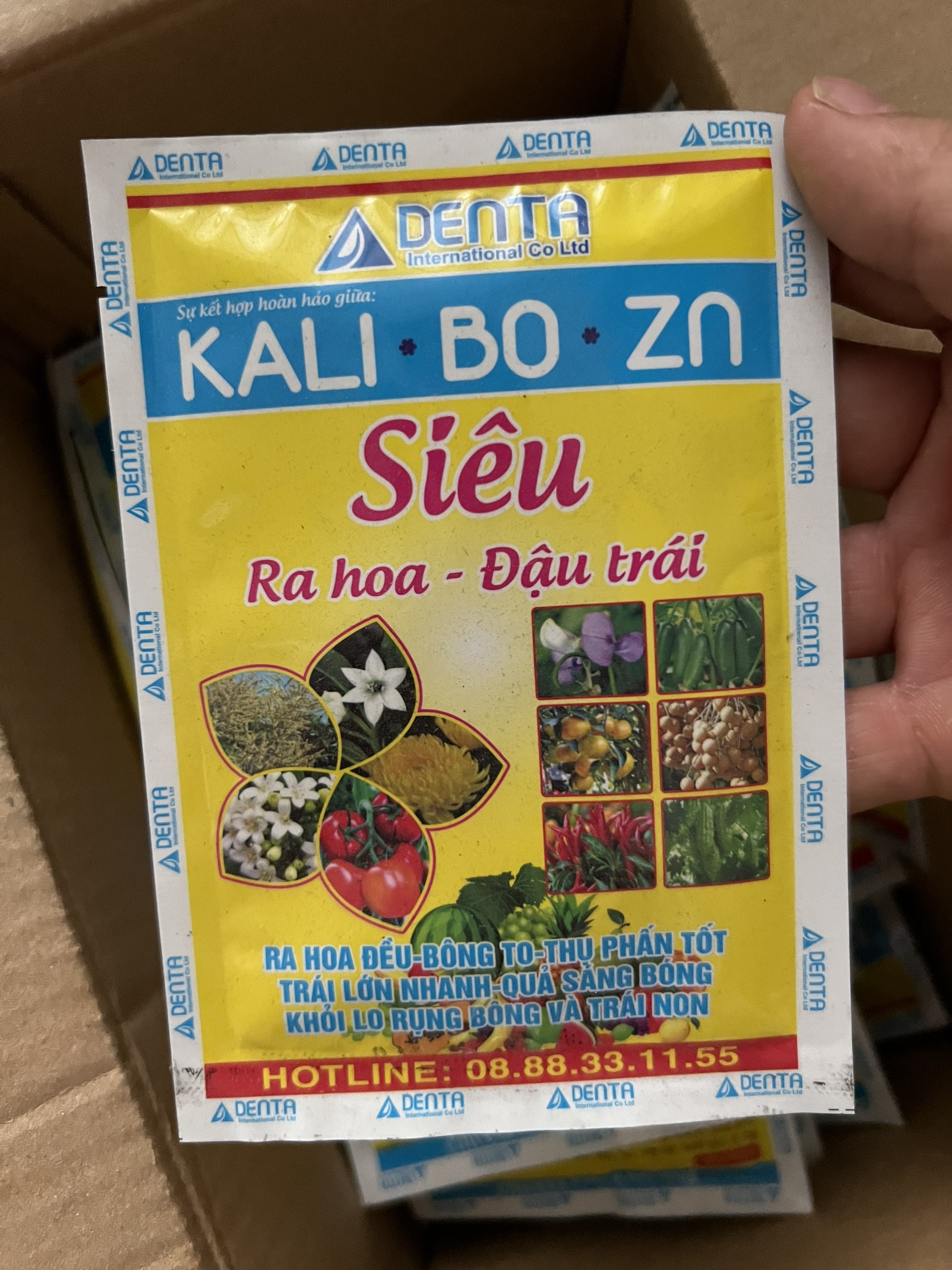 Phân bón Siêu kali Bo - Siêu kích hoa đậu trái Kali Bo