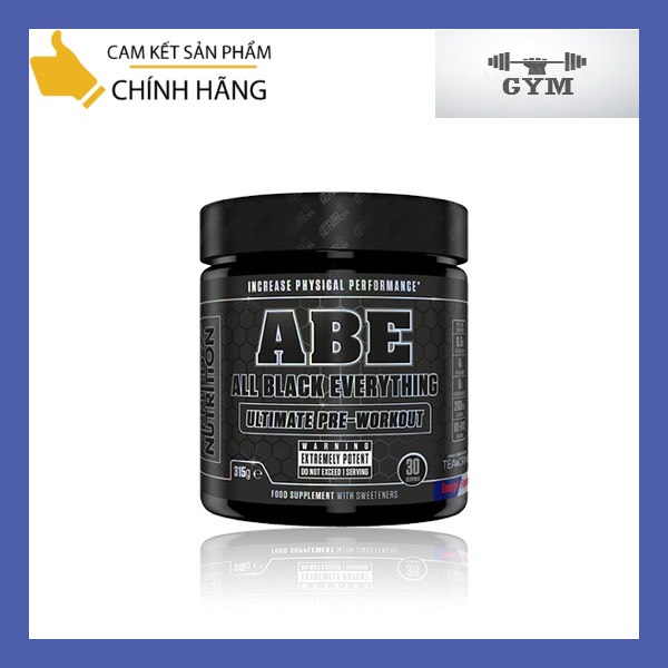 Abe pre workout 30 lần dùng. gia tăng sức mạnh và sức bền tập luyện thể thao