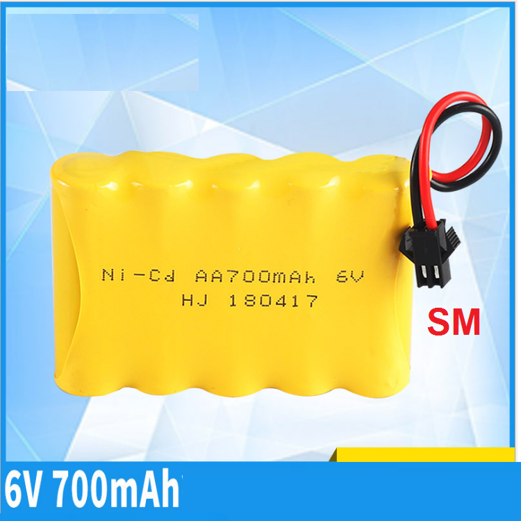 Pin sạc 6v 700mah dùng cho xe mô hình điều khiển cổng nối SM
