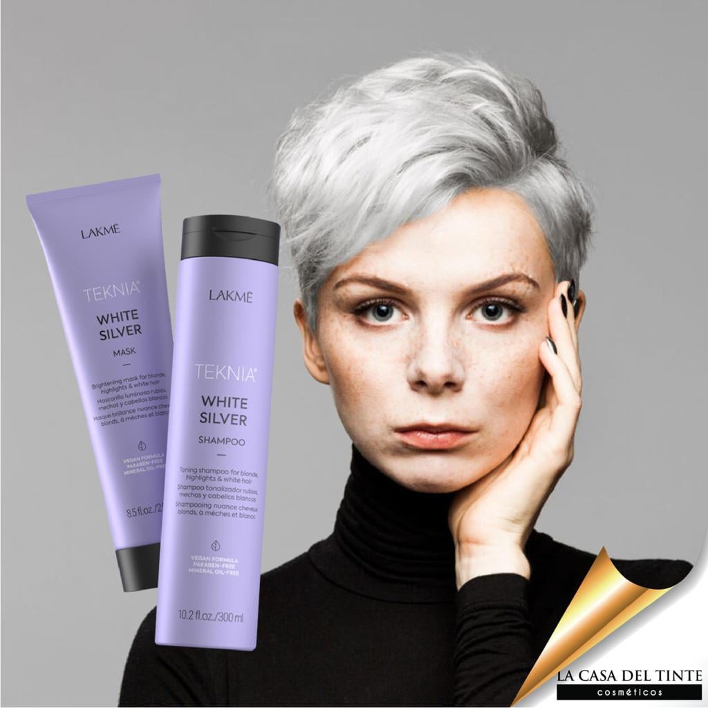 Dầu Gội Khử Vàng Lakme Teknia White Silver 300ml