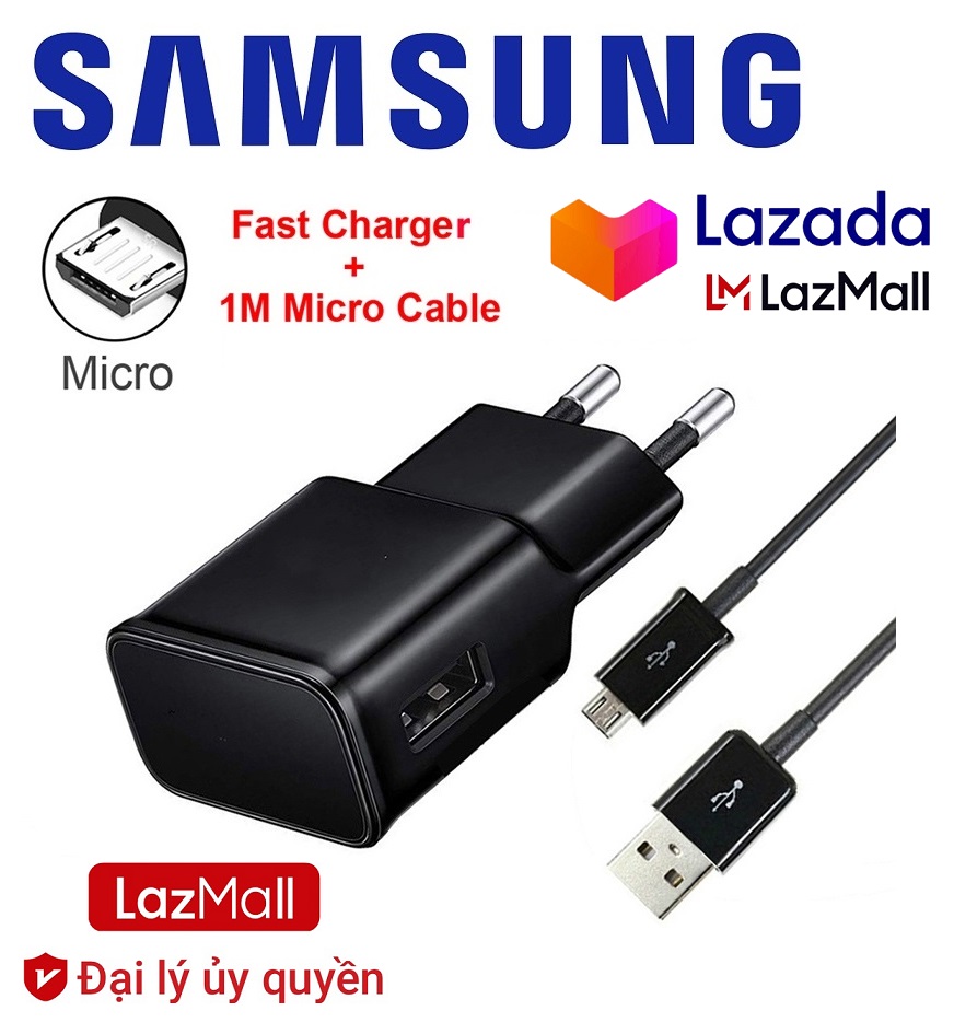 SAMSUNG Chính Hãng LazMall Bộ Sạc Samsung S7 (Micro) Chính Hãng, Hãy Dùng Sạc Chính Hãng Để Đảm Bảo An Toàn Cho Bạn Và Máy Điện Thoại Của Bạn